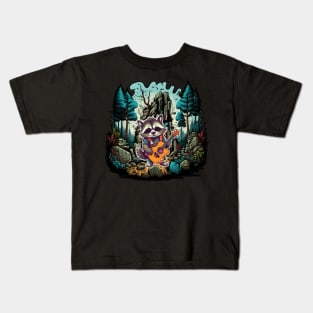 Get Ready To Rock With This Epic Forest Stage Kids T-Shirt